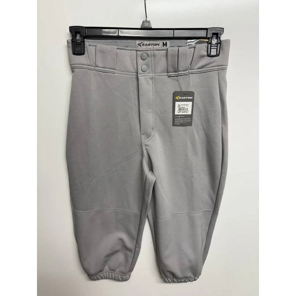 NWT Easton Pro+ Knicker Solid Gray‎ Baseball Pants Adult Medium 31